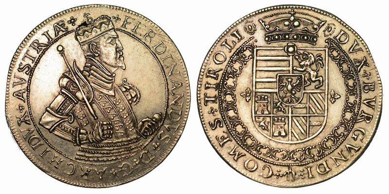 AUSTRIA. FERDINAND, 1564-1595. Thaler s.d.  - Auction Numismatics - Cambi Casa d' [..]
