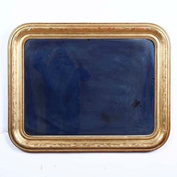Specchiera a vassoio dorata. XX secolo  - Auction Antique June | Cambi Time - Cambi  [..]