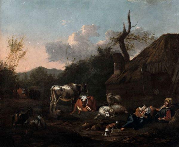 Johannes van der Bent - Il riposo dei pastori