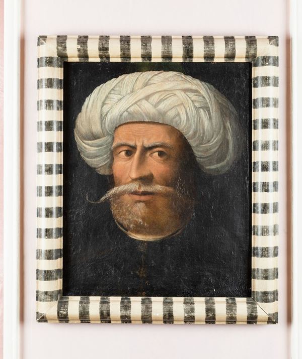Francesco Galizzi detto Francesco Rizzo da Santacroce (attivo nel XV-XVI secolo) - Ritratto di turco