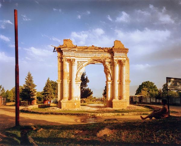 Simon Norfolk - King Amanullah's 1919 Victory Arch at Paghman, 2002