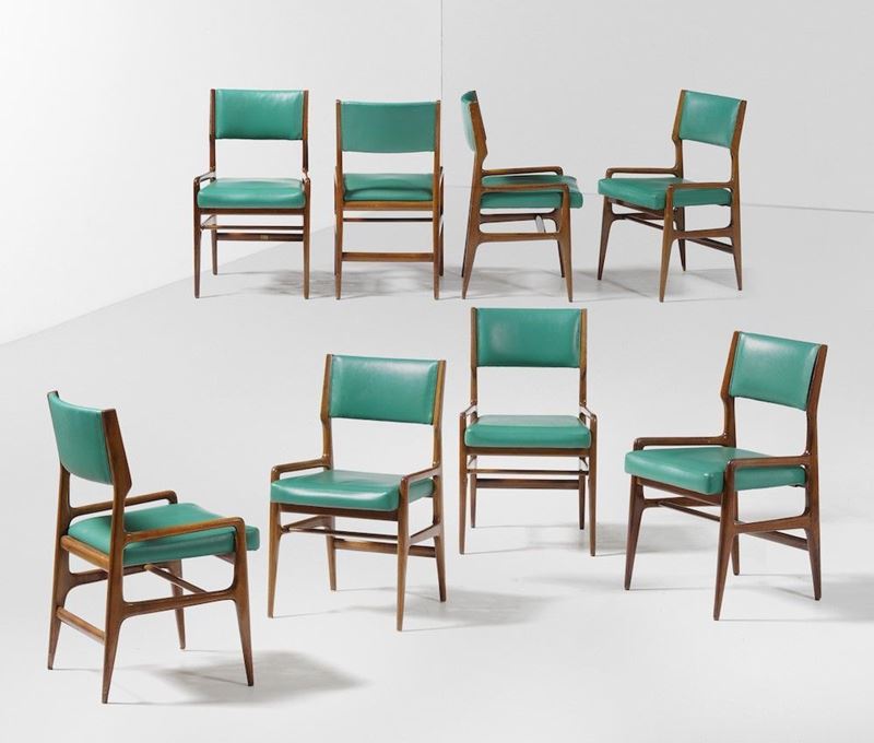Gio Ponti : Otto sedie  - Auction Fine Design - Cambi Casa d'Aste