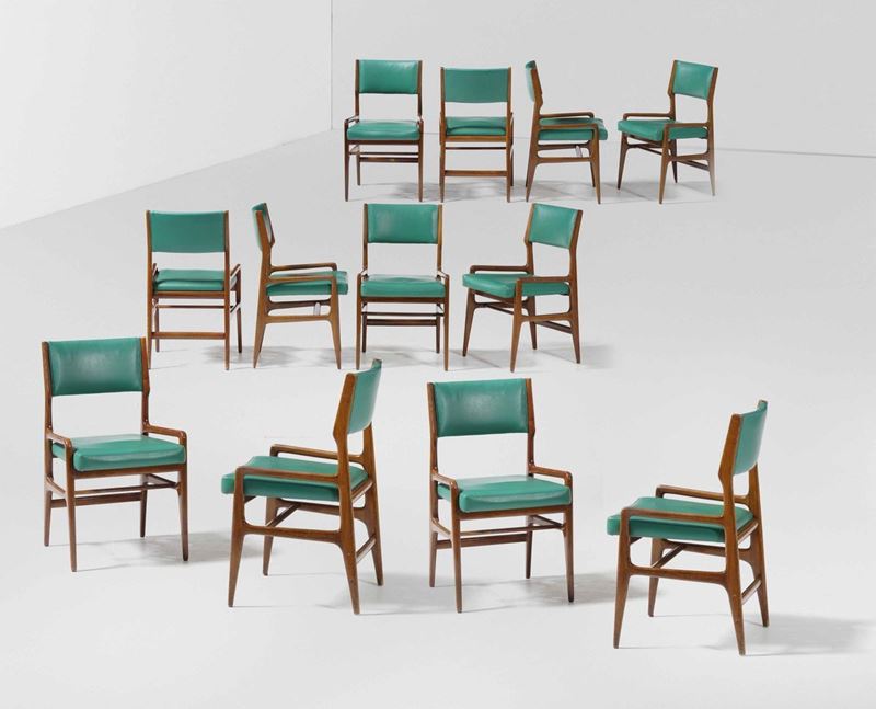 Gio Ponti : Dodici sedie  - Asta Fine Design - Cambi Casa d'Aste