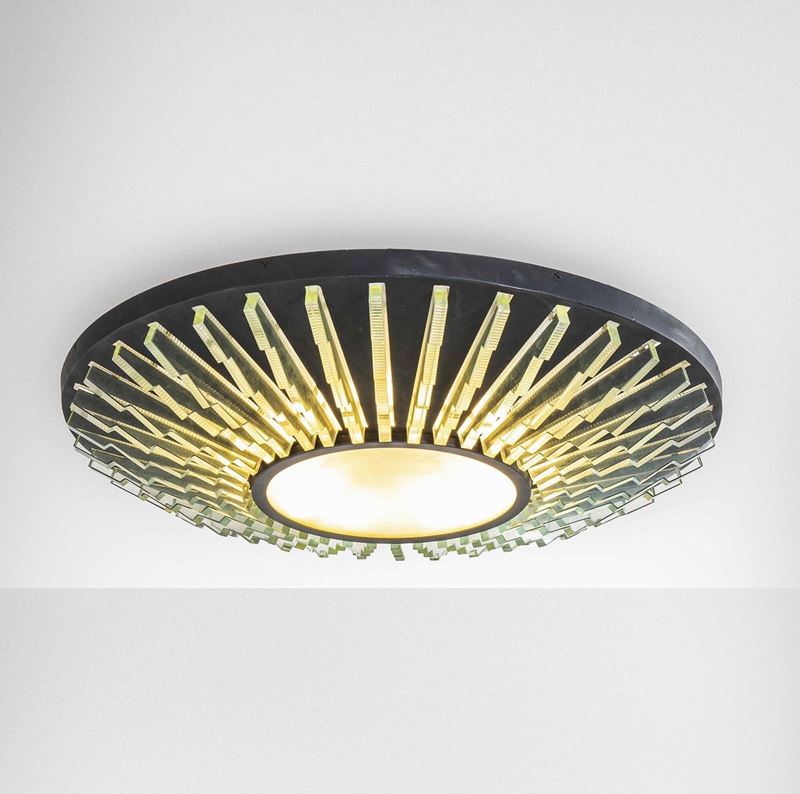 Max Ingrand : Lampada a plafone mod. 2077  - Auction Fine Design - Cambi Casa d'Aste
