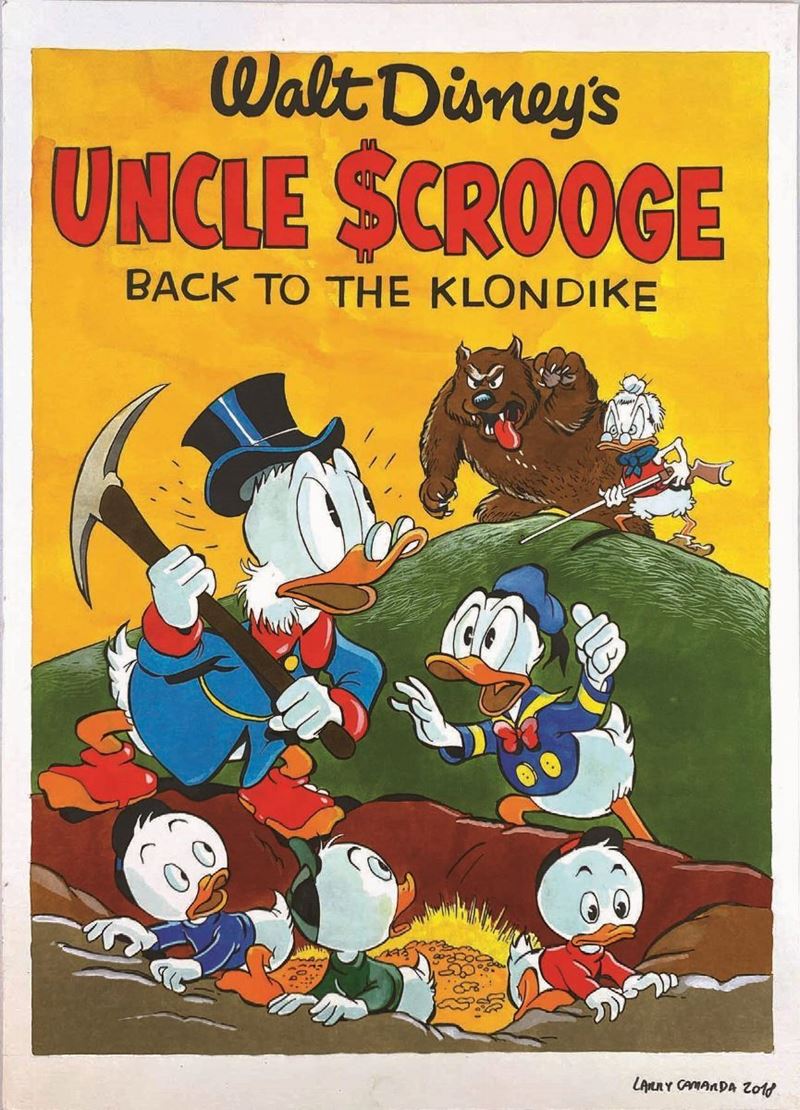 Larry Camarda : Uncle Scrooge Back to the Klondike. Tributo a Carl Barks<BR>  [..]