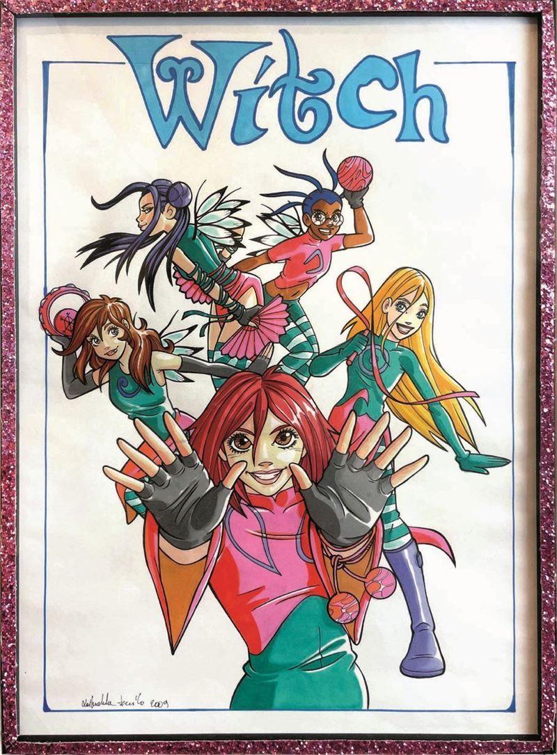 Danilo Loizedda : Witch<BR>  - Asta POP Culture and Comics - Cambi Casa d'A [..]