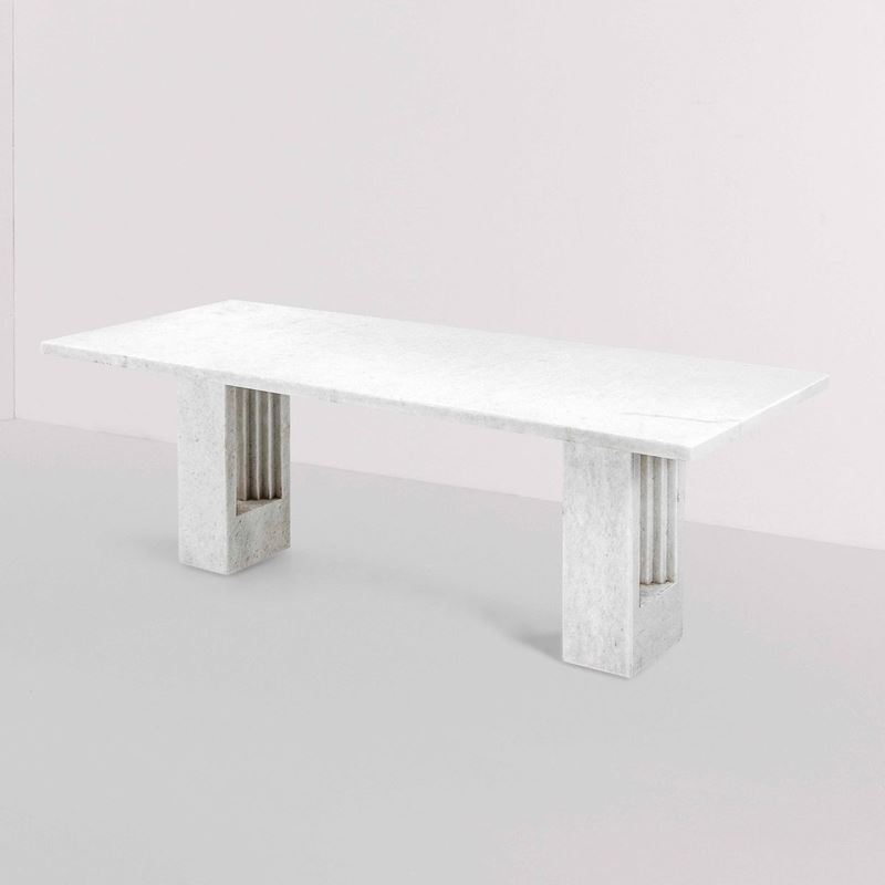 Carlo Scarpa e Marcel Breuer : Grande tavolo mod. Delfi  - Auction Fine Design - Cambi Casa d'Aste