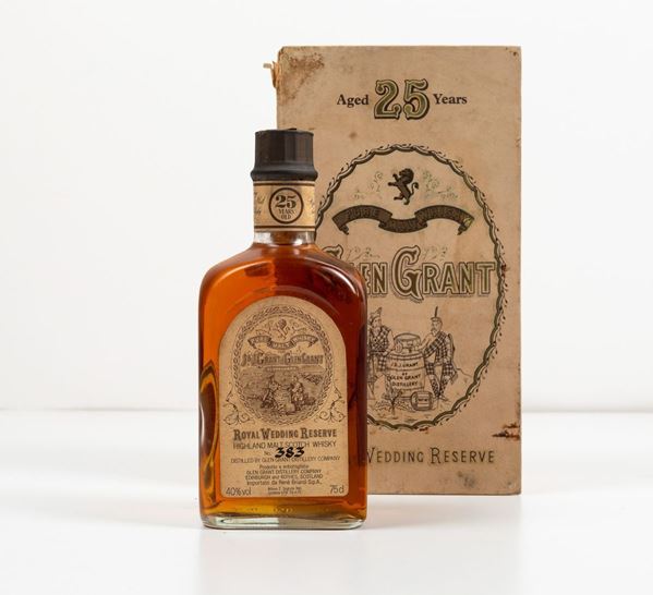 Glen Grant, Highland Malt Scotch Whisky Royal Wedding Reserve over 25 years old