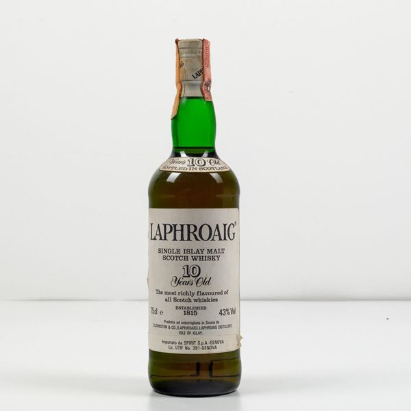 Laphroaig, Single Islay Malt Scotch Whisky 10 years old