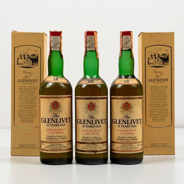 The Glenlivet, Unblended All Malt Scotch Whisky 12 years old