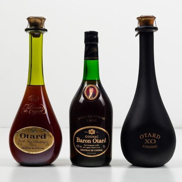 Otard, Cognac X.O. Otard, Cognac Baron Otard Fine Champagne V.S.O.P. Otard, Prince de Cognac Vieille Fine Champagne Cognac