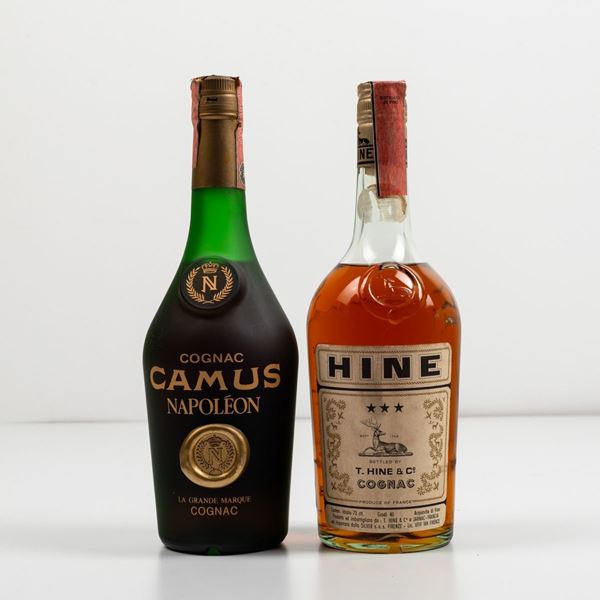 T. Hine, Cognac Tre Stelle Camus, Cognac Napoleon La Grande Marque