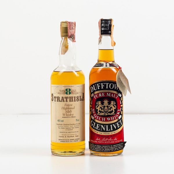 Strathisla - Glenlivet, Finest Highland Malt Whisky 8 years old Bell & Sons, Dufftown Glenlivet Pure Malt Scotch Whisky