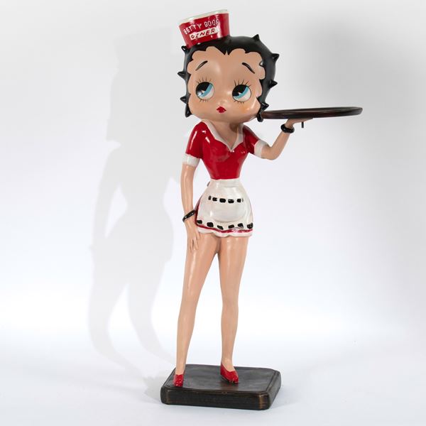 Statua Betty Boop cameriera