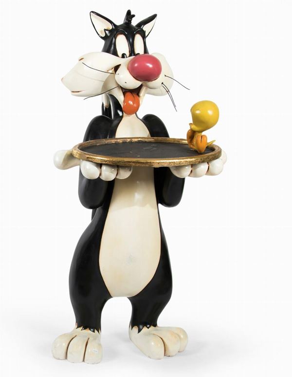 Warner Bros: Sylvester the Cat and Tweety statue