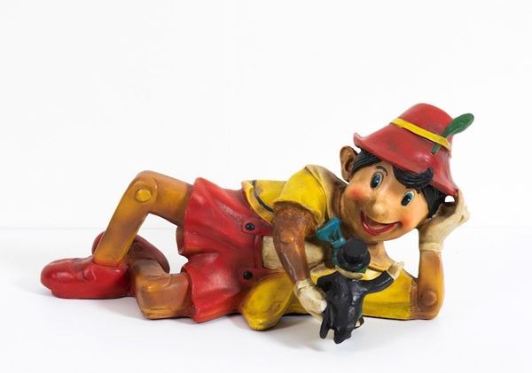 Disney: Statua Pinocchio con grillo parlante