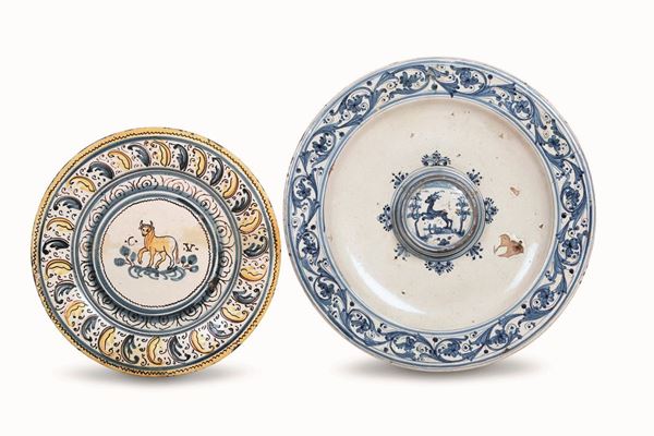 Due piatti Laterza e Italia centrale, XVIII secolo 