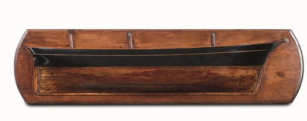 Mezzo scafo in legno. XIX-XX secolo